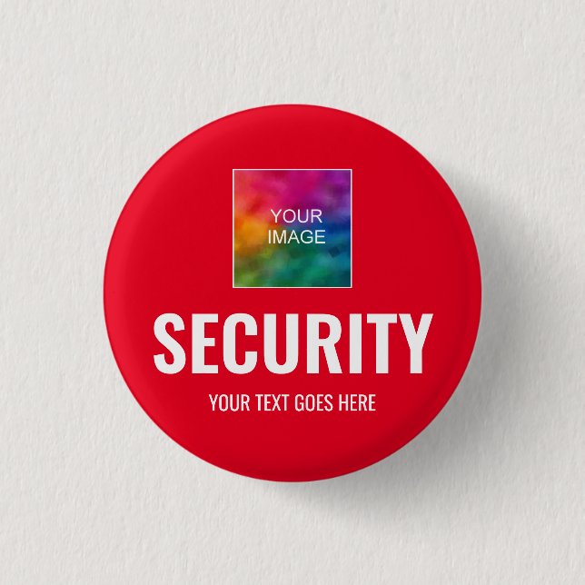 Bóton Redondo 2.54cm Texto e Imagem Personalizadas do Membro do Funcion (Frente)