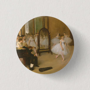 Bóton Redondo 2.54cm The Dancing Class (1870) Edgar Degas
