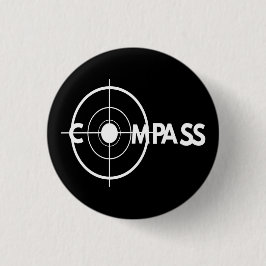 Bóton Redondo 2.54cm The only Compass Button that most follower prefer