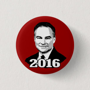 Bóton Redondo 2.54cm Tim Kaine 2016