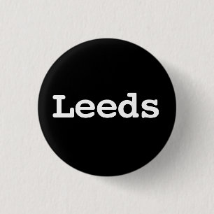 Bóton Redondo 2.54cm Tipografia de Leeds Personalizável