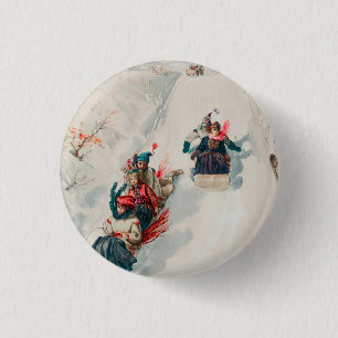 Bóton Redondo 2.54cm "Tobelugismo", Cromolitografia, Louis Prang & Co.