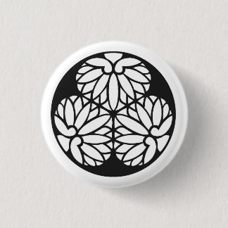 Bóton Redondo 2.54cm Tokugawa family crest japan