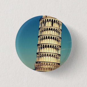 Bóton Redondo 2.54cm Torre de Pisa