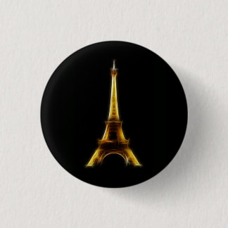 Bóton Redondo 2.54cm Torre Eiffel em Paris France