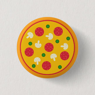 Bóton Redondo 2.54cm Torta de Pizza