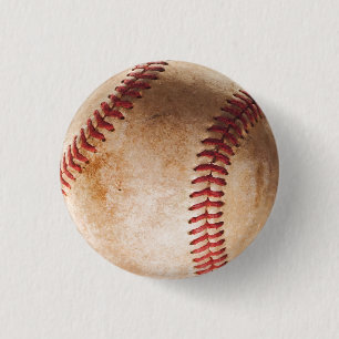 Bóton Redondo 2.54cm Trabalho de arte de baseball Vintage