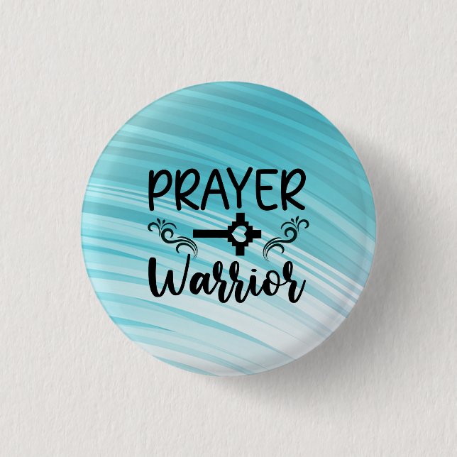 Bóton Redondo 2.54cm Tradutor de Orações Guerreiro Chave Gradiente Verd (Frente)