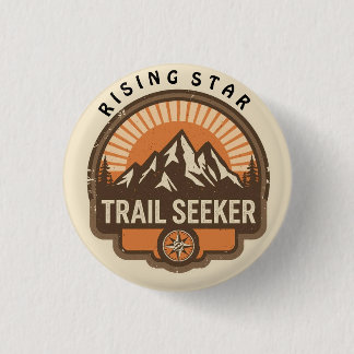 Bóton Redondo 2.54cm Trail seeker Explorer Badge | Kids Outdoor Award
