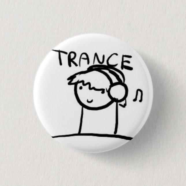 Bóton Redondo 2.54cm Trance (Frente)