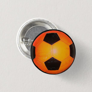 Bóton Redondo 2.54cm Três bolas de futebol