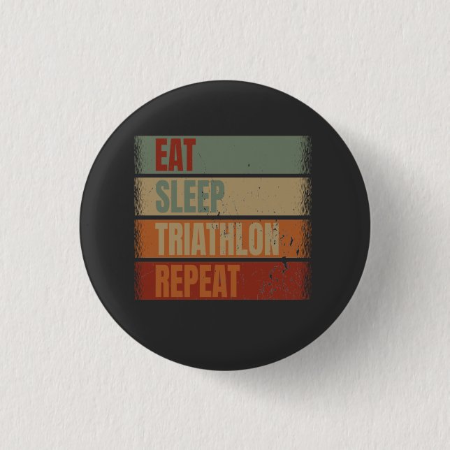 Bóton Redondo 2.54cm Triathlon Funny (Frente)