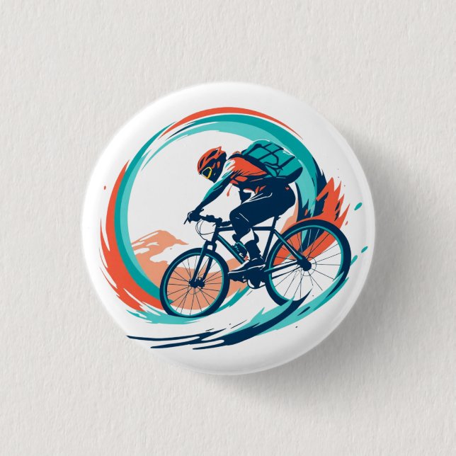 Bóton Redondo 2.54cm Trilha Rider (Frente)