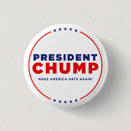 Bóton Redondo 2.54cm Trunfo do protesto: Do "botão presidente Chump"