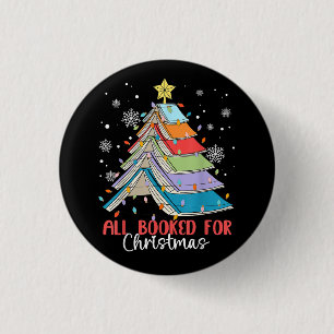 Bóton Redondo 2.54cm Tudo Reservado Para O Livro De Natal Leve Da Árvor