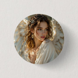 Bóton Redondo 2.54cm Twilight Guardian - Angel of Gilded Wings