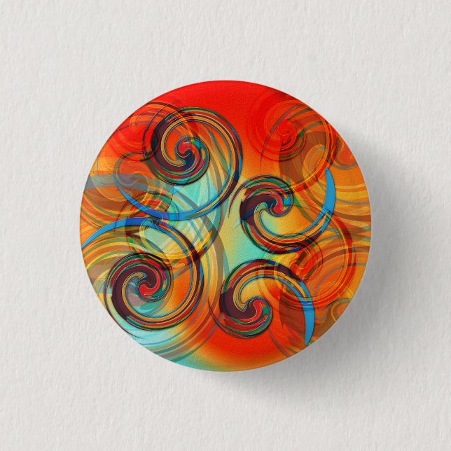 Bóton Redondo 2.54cm Twirl (Frente)