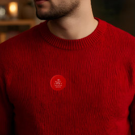 Bóton Redondo 2.54cm Ugly Christmas Sweater Holiday Party