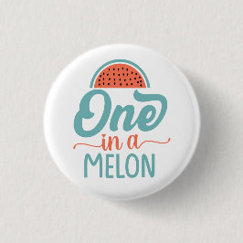 Bóton Redondo 2.54cm Um em um pino retrorreflector Melon Sweet
