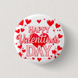 BÓTON REDONDO 2.54CM VALENTINES DAY