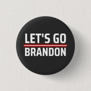 Bóton Redondo 2.54cm vamos vai brandon