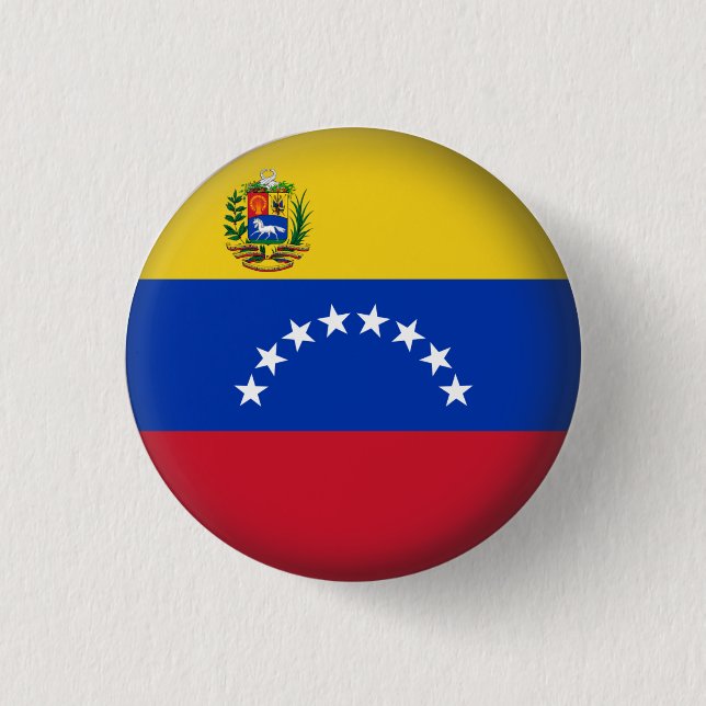 Bóton Redondo 2.54cm Venezuela redondo (Frente)
