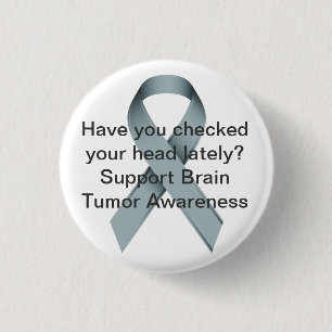 Bóton Redondo 2.54cm Verificação do cérebro