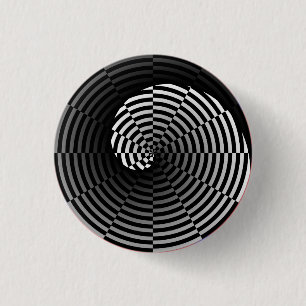 Bóton Redondo 2.54cm Verificador digital Yin Yang por Kenneth Yoncich