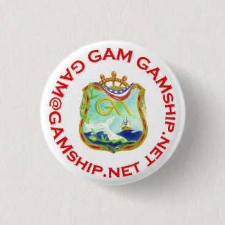 Bóton Redondo 2.54cm vermelho do selo