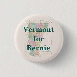 Bóton Redondo 2.54cm Vermont para Bernie 2016