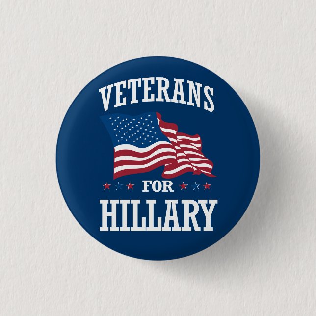 BÓTON REDONDO 2.54CM VETERANOS PARA HILLARY (Frente)