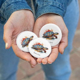 Bóton Redondo 2.54cm Vibrant Voyager, custom