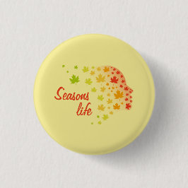 Bóton Redondo 2.54cm Vida de las estaciones