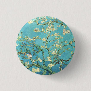 Bóton Redondo 2.54cm Vincent van Gogh Blossomong Almond Tree