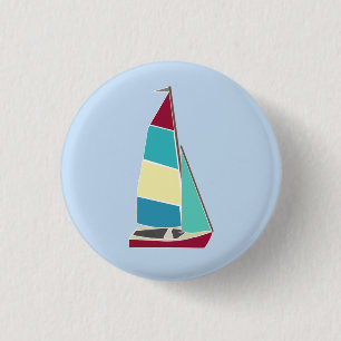Bóton Redondo 2.54cm Vintage Dinghy 1