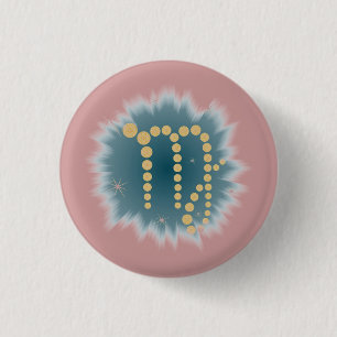 Bóton Redondo 2.54cm Virgem 23. agosto até 23. setembro Button