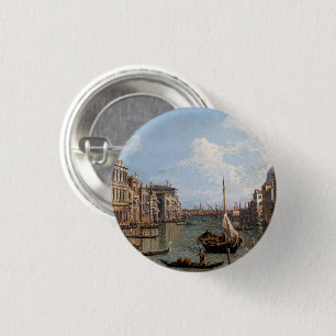 Bóton Redondo 2.54cm Vista Canaletto do Grande Canal