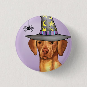 Bóton Redondo 2.54cm Vizsla Witch