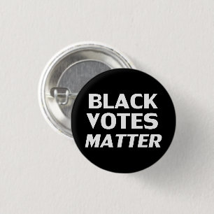 Bóton Redondo 2.54cm votação em preto