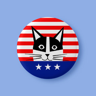 Bóton Redondo 2.54cm VOTAR! Botão Redondo de Eleição