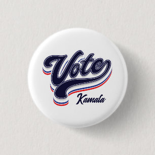 Bóton Redondo 2.54cm Votar Tipografia - Eleição