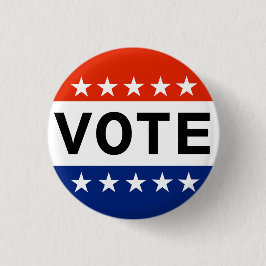 Bóton Redondo 2.54cm Vote na América