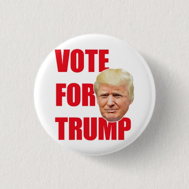 Bóton Redondo 2.54cm Vote no trump  (Frente)