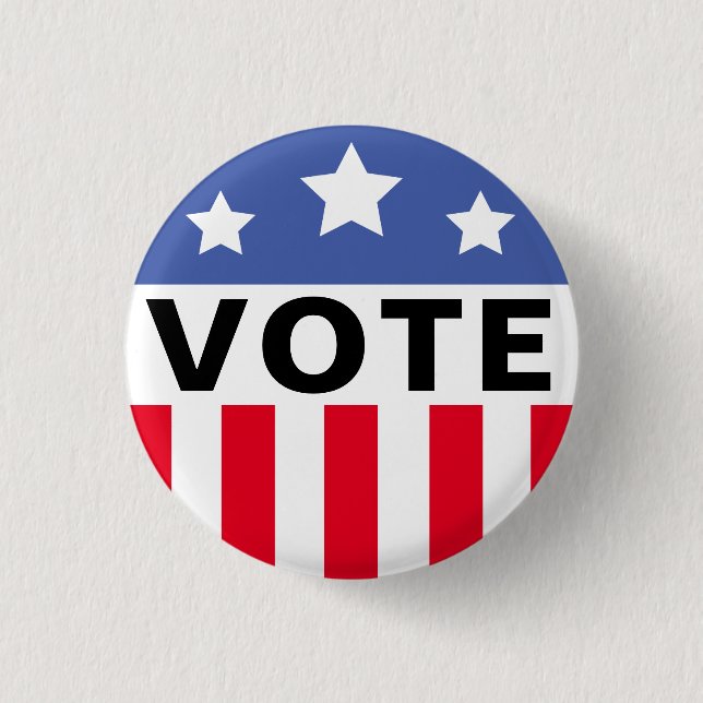 Bóton Redondo 2.54cm Voto eleitoral da campanha Modelo (Frente)