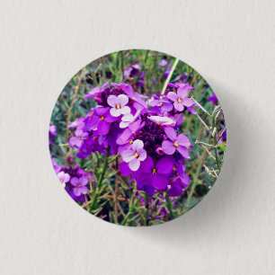 Bóton Redondo 2.54cm Wallflower Bowles Mauve #1 Botão