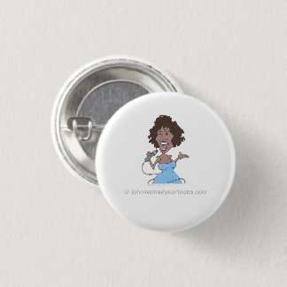 Bóton Redondo 2.54cm Whitney Houston Button