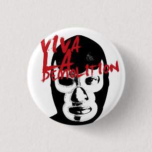 Bóton Redondo 2.54cm Wrestle da demolição