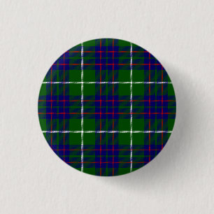Bóton Redondo 2.54cm Xadrez azul-tartan tartan MacIntyre