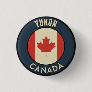 Bóton Redondo 2.54cm Yukon Canadá