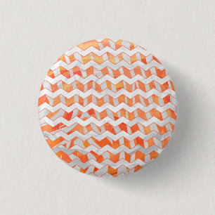 Bóton Redondo 2.54cm Zebra Orange e Impressão branco